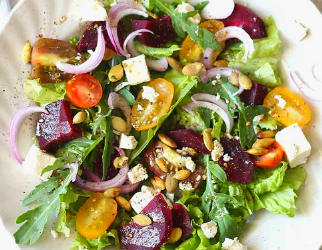 Summer beetroot salad